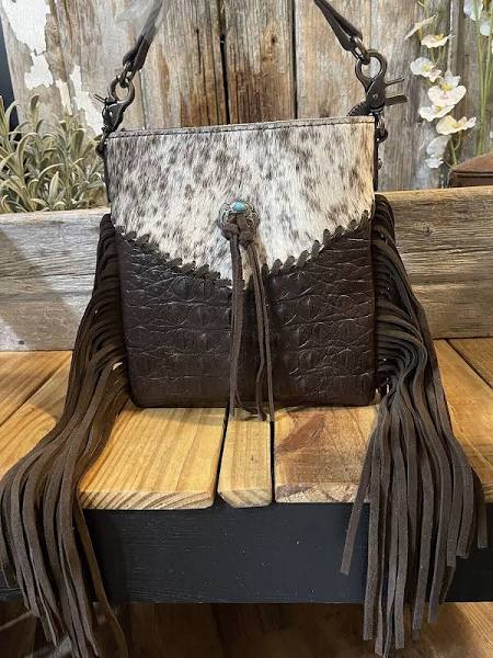 Montana West Hair-On Crossbody