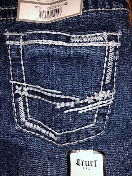 Girls Boot Cut Jeans