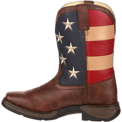 Lil Durango Kids Patriotic Western Flag Boot