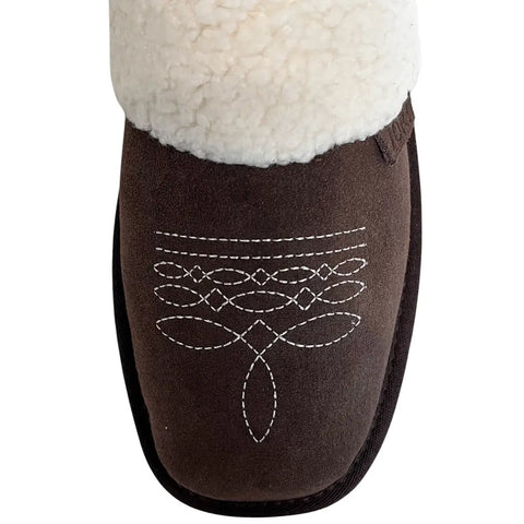 Western Square Toe Slippers