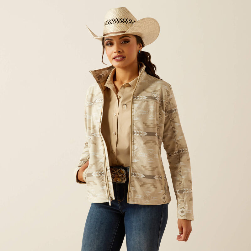 Team Logo Softshell Print Jacket