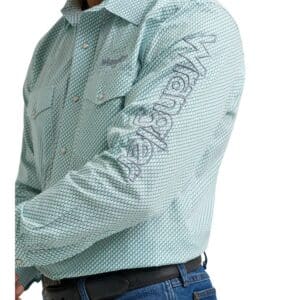 Men's Logo Western Snap Shirt