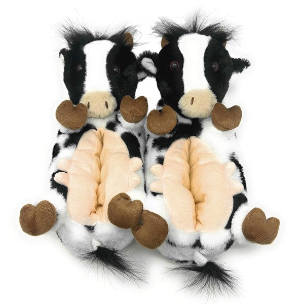 Howdy Cow - Kids' Cute Plush Animal Slippers