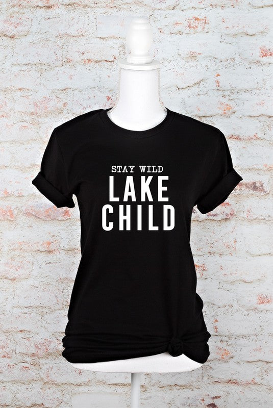 Stay Wild Lake Child Graphic Tee
