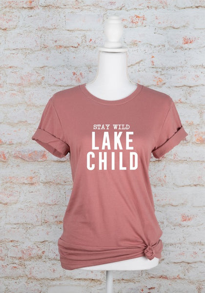 Stay Wild Lake Child Graphic Tee