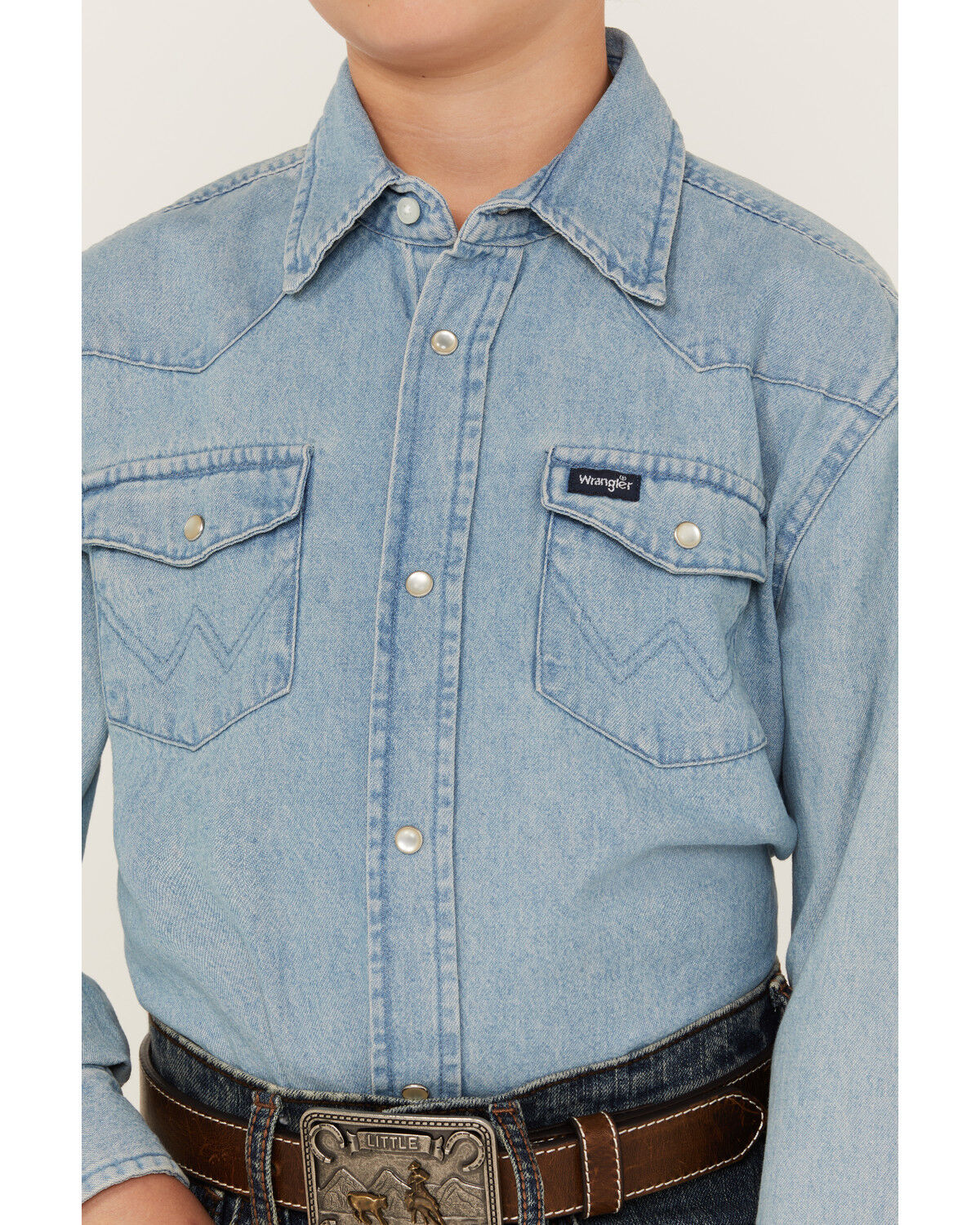 Denim Snap Shirt