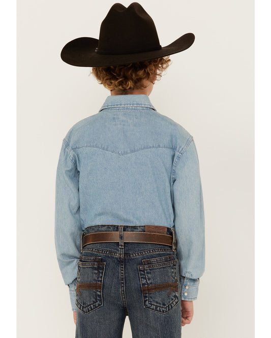 Denim Snap Shirt