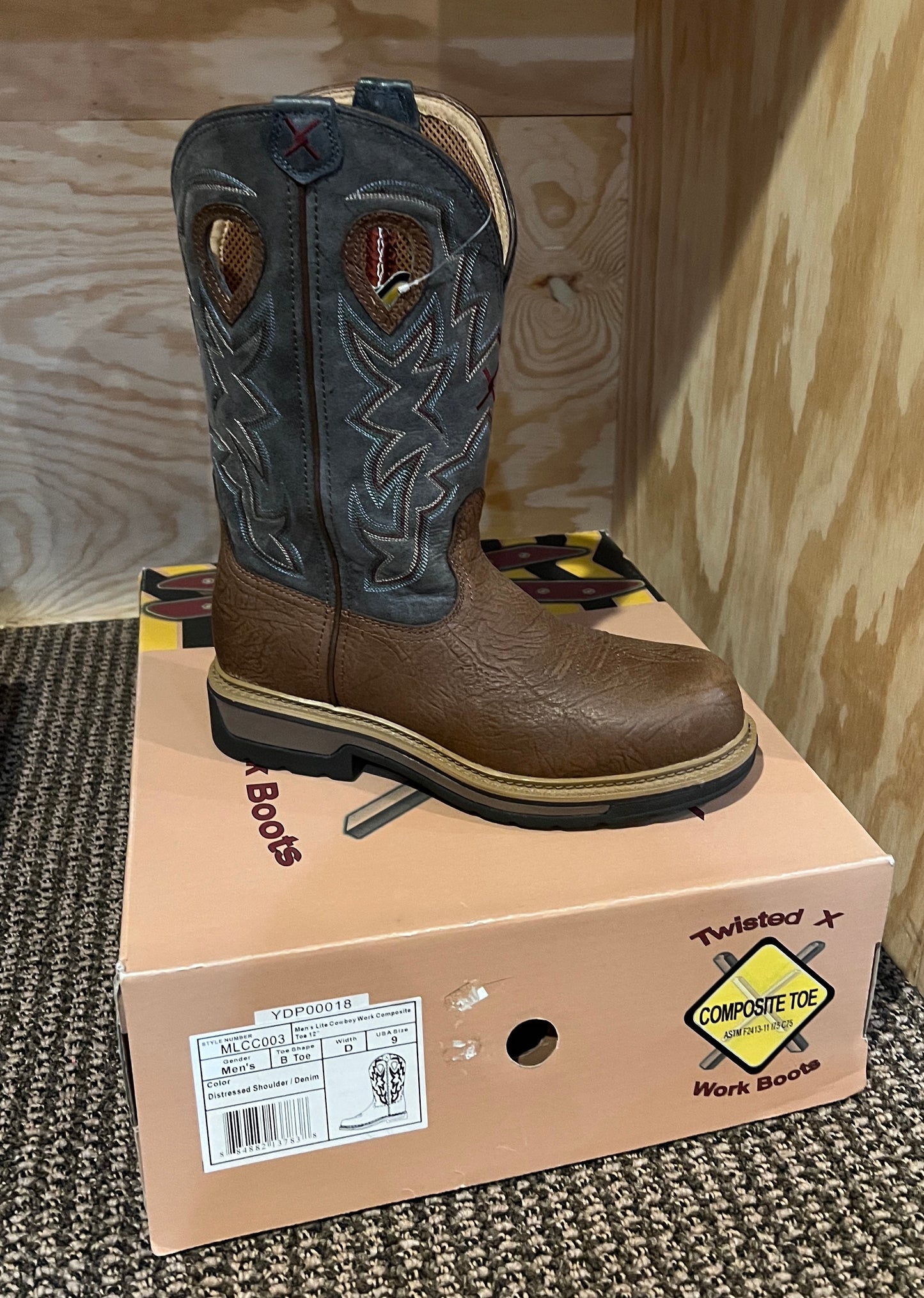 Composite Toe Western Work Boot