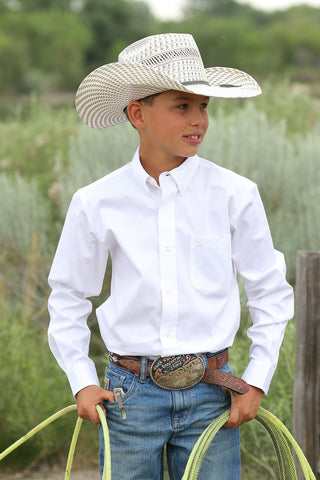 Boys Long Sleeve Western Shirt