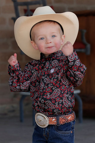 Toddler Long Sleeve Western Shirt