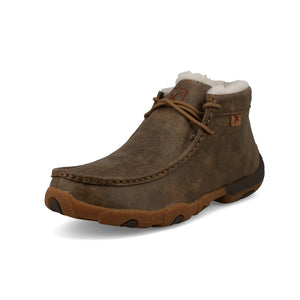 Chukka Driving Moc with Shearling Lining