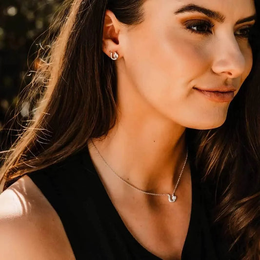 Lucky In Love Horseshoe Earrings